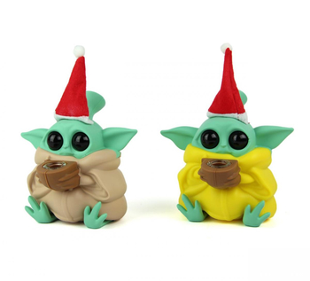 Бонг Santa Yoda - Бренд Star Wars - Магазин ТОПовых приборов и аксессуаров для  курения  bongstore.ru